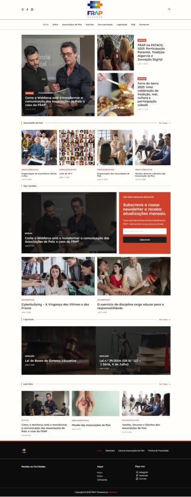 site frap criado por webfarus marketing digital